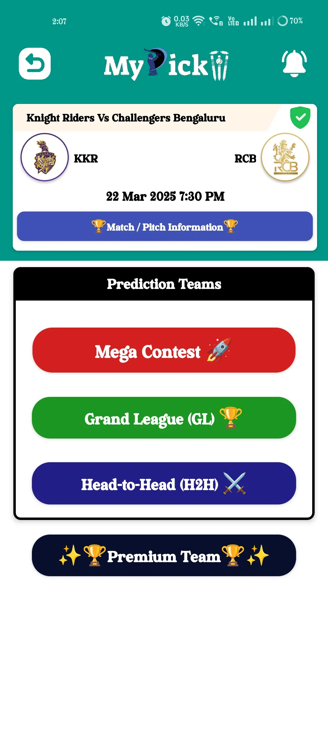 MyPick11: Expert Fantasy Team | Indus Appstore | Screenshot