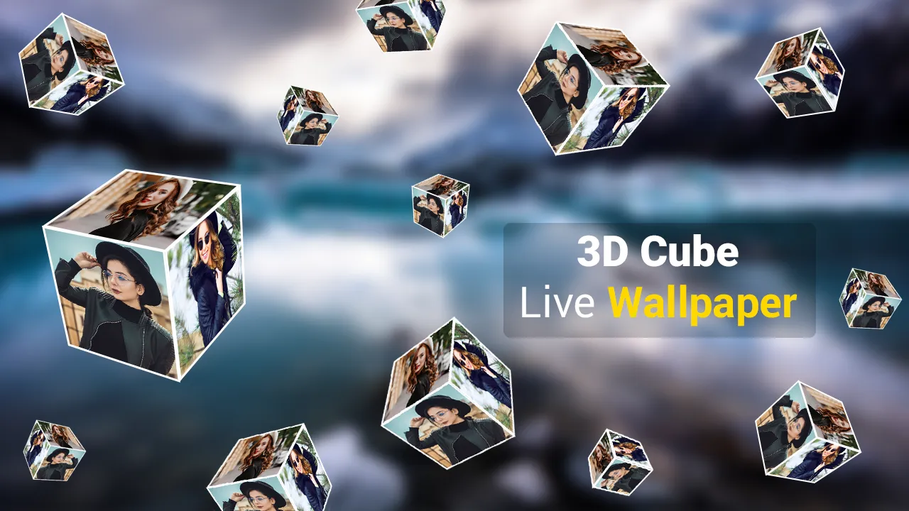 Photo 3D Cube Live Wallpaper | Indus Appstore | Screenshot