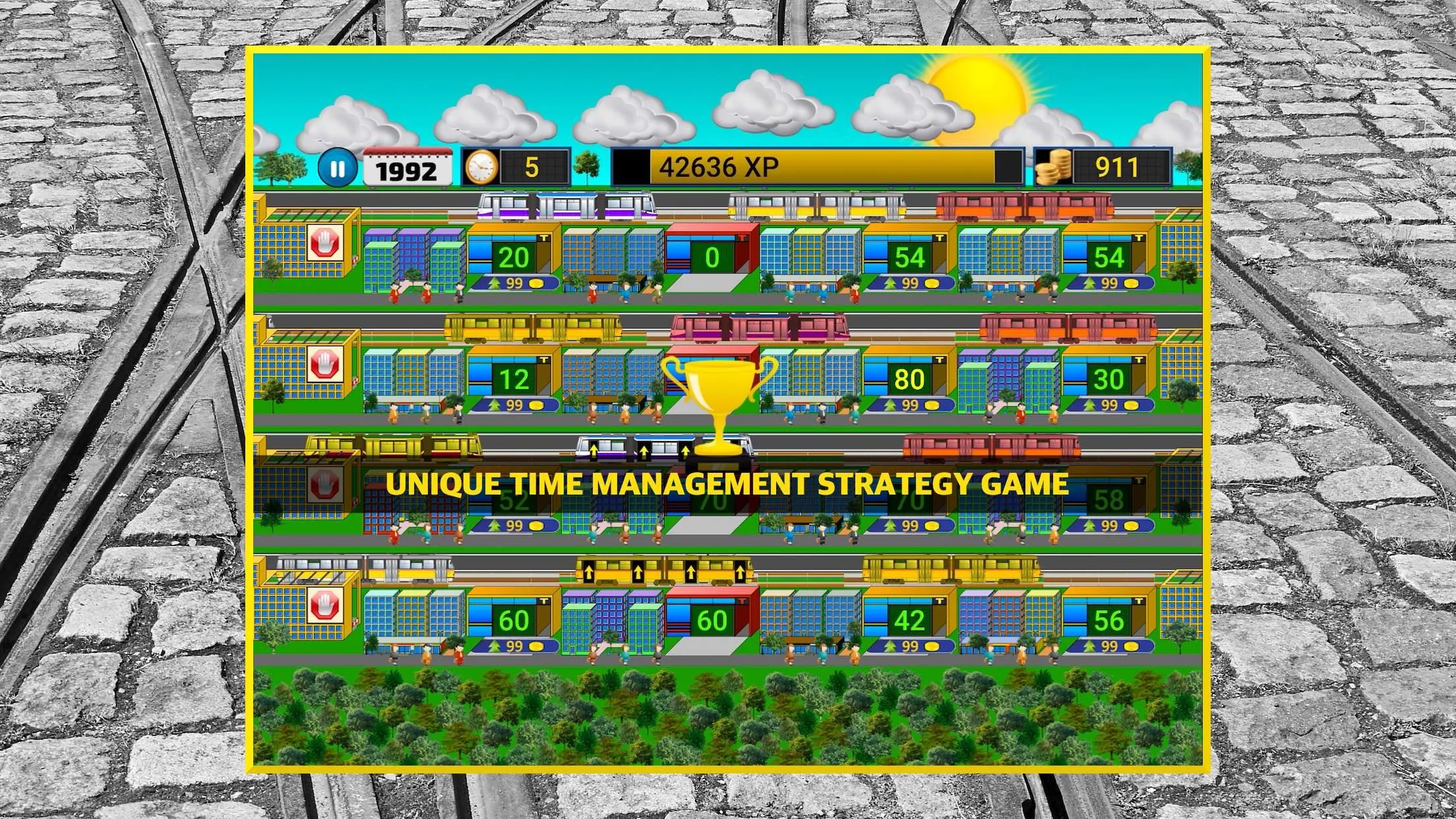 Tram Tycoon - railroad transpo | Indus Appstore | Screenshot