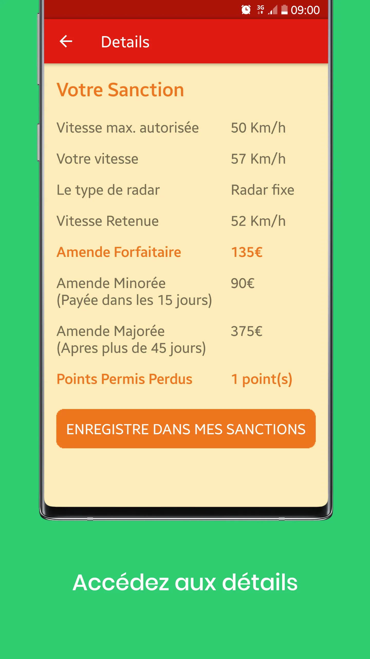 Quelle Amende - Excès Vitesse | Indus Appstore | Screenshot