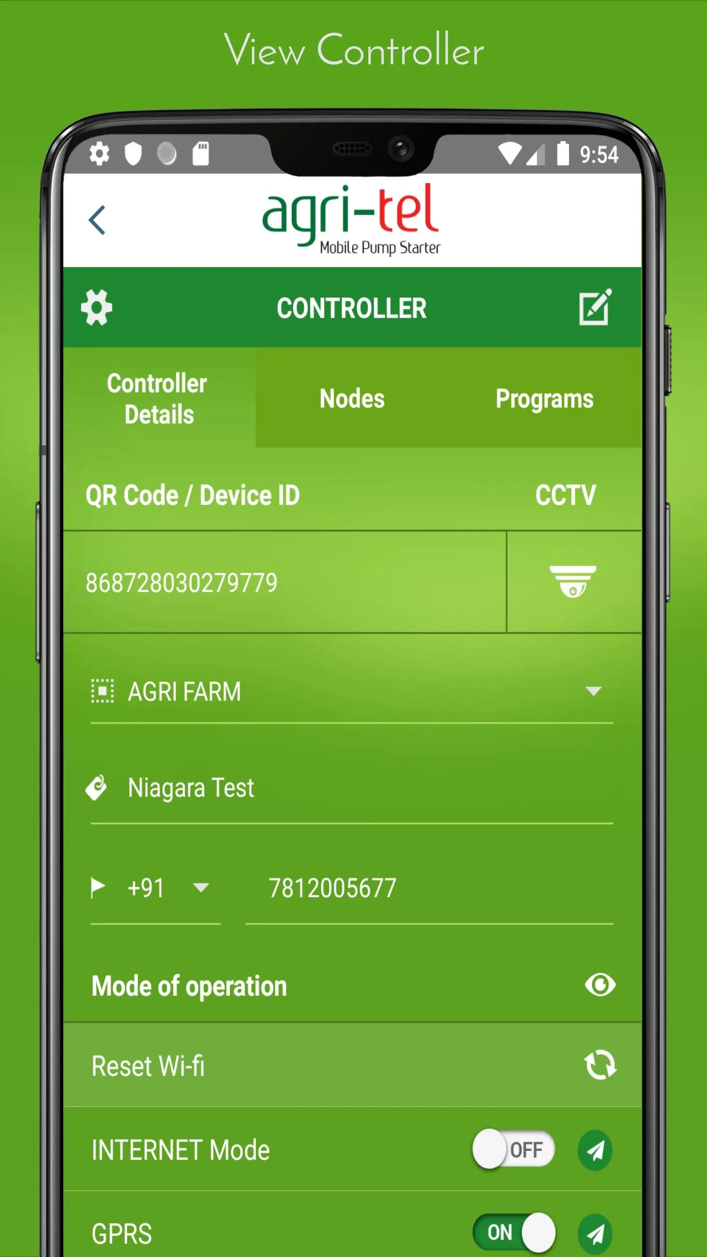 Agritel Drip Irrigation System | Indus Appstore | Screenshot