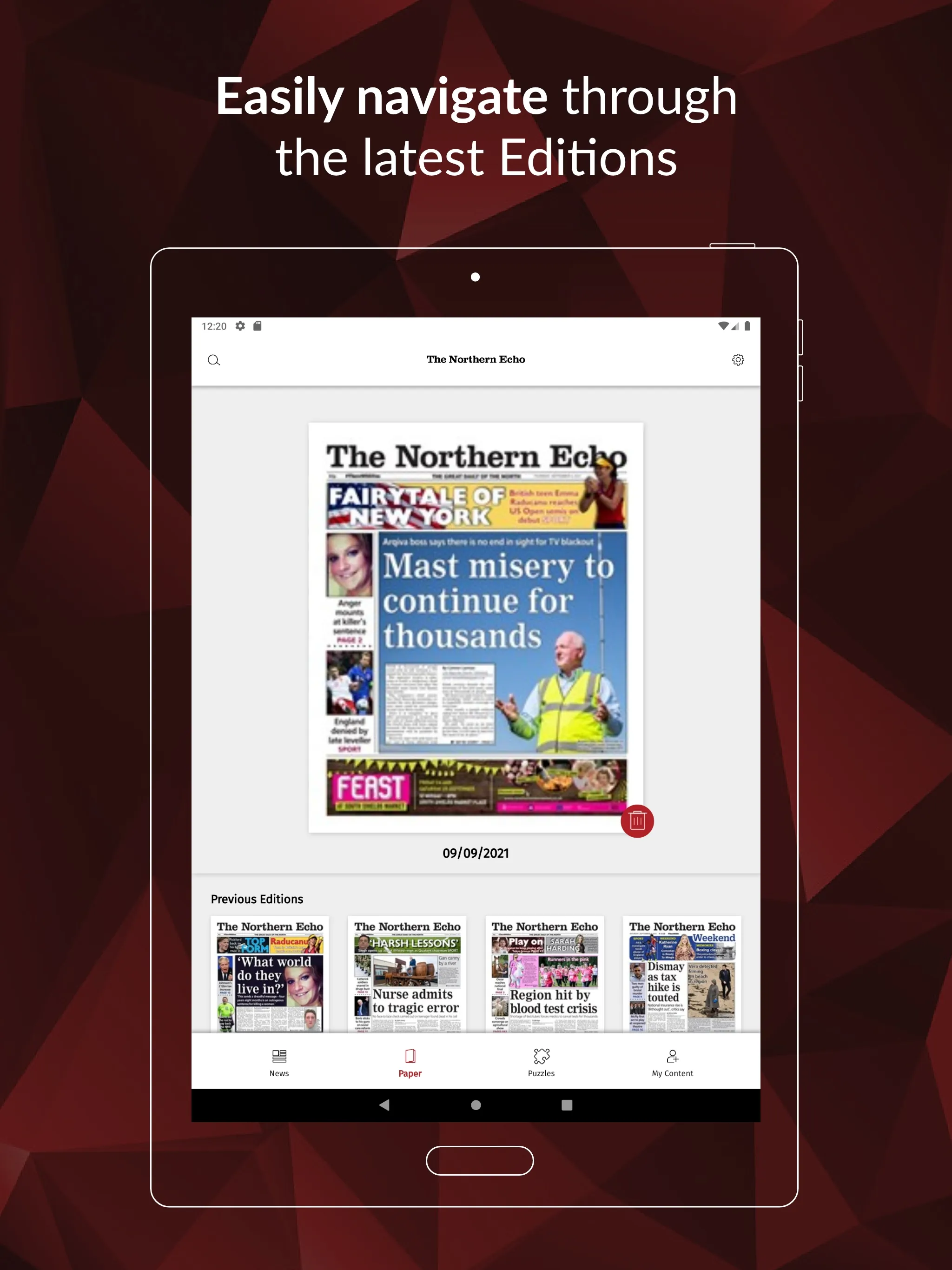 Northern Echo | Indus Appstore | Screenshot