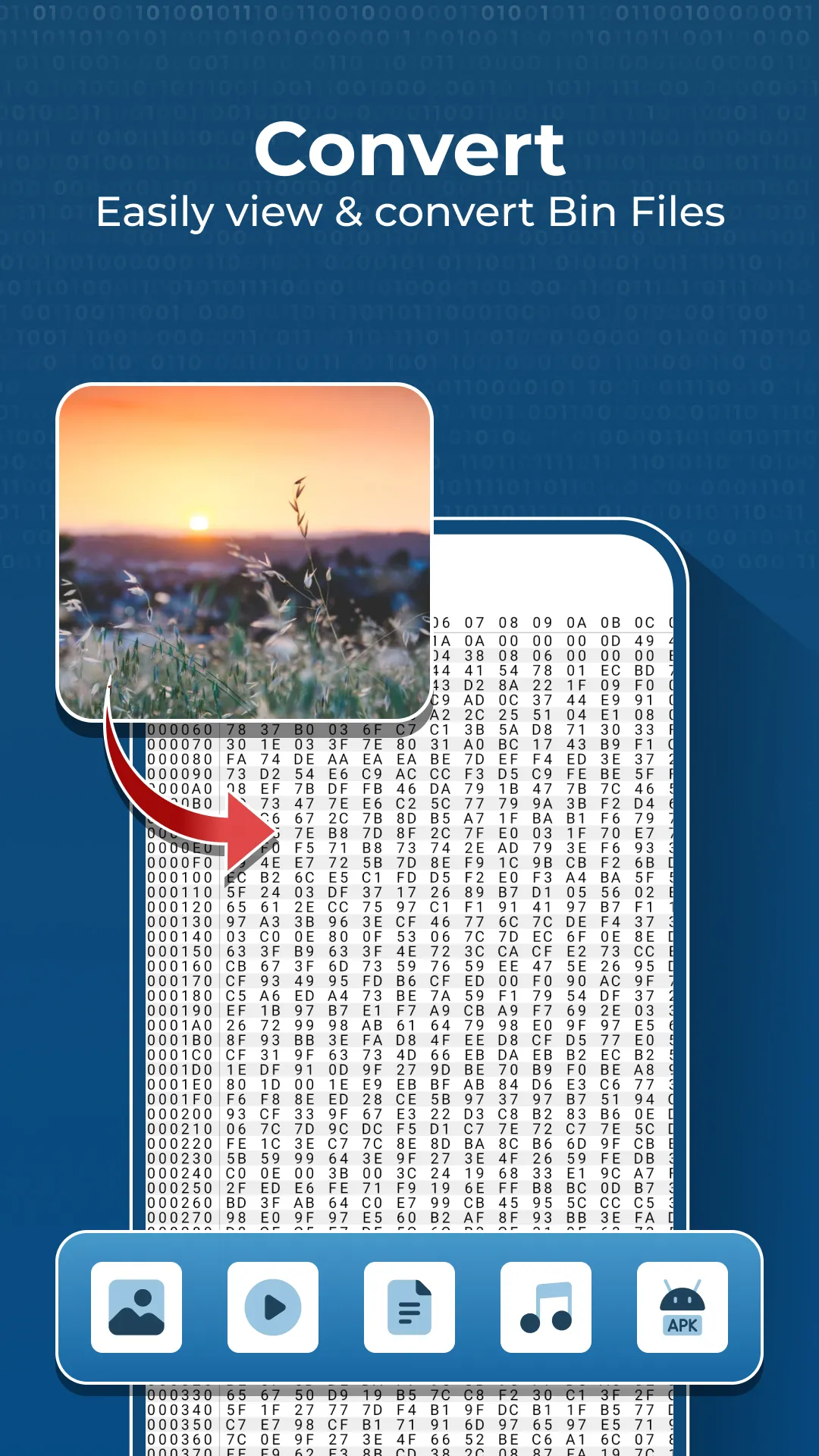 Bin File Viewer and Reader | Indus Appstore | Screenshot
