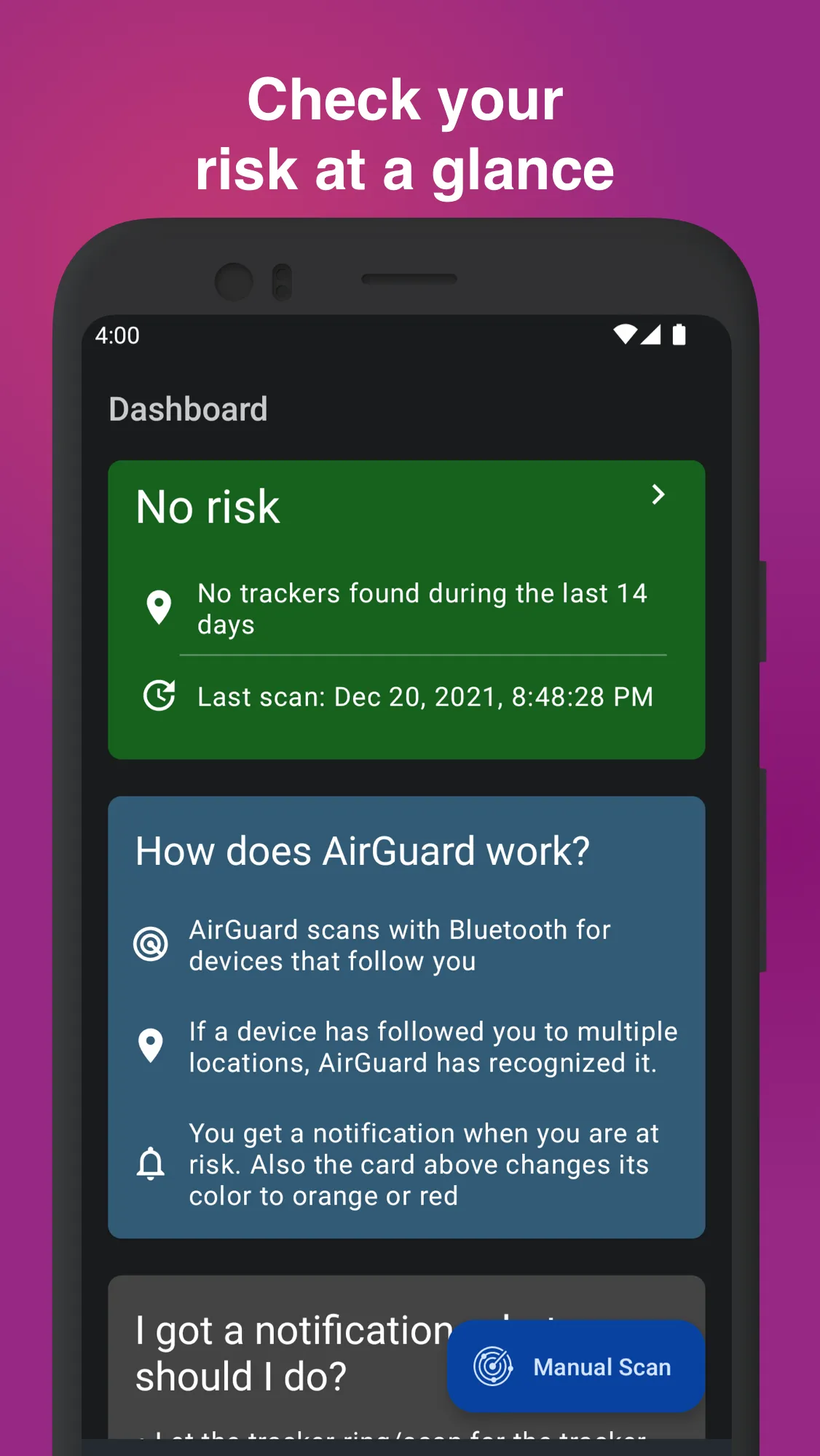 AirGuard - AirTag protection | Indus Appstore | Screenshot