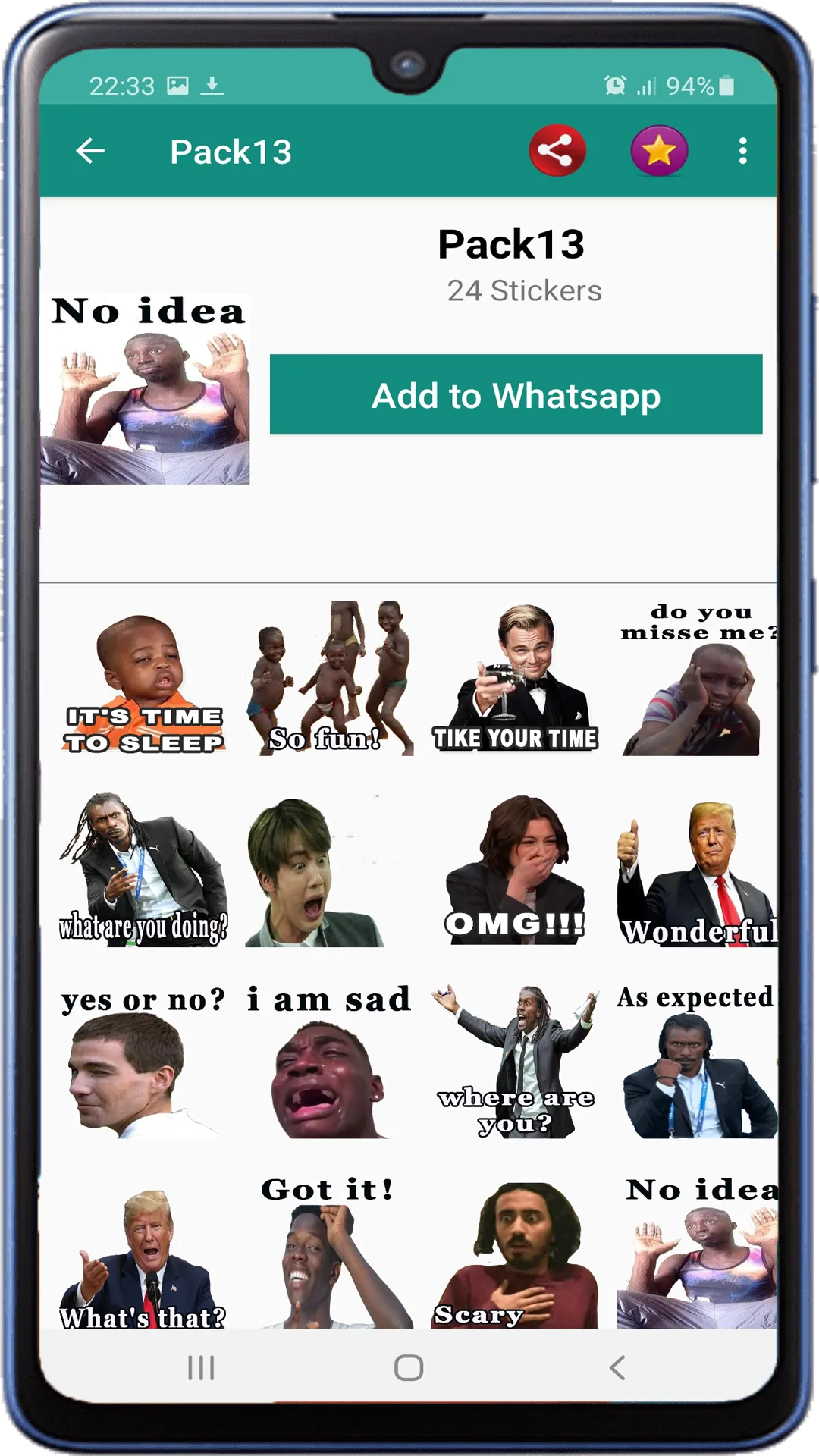 Funny Memes Stickers For Chat | Indus Appstore | Screenshot