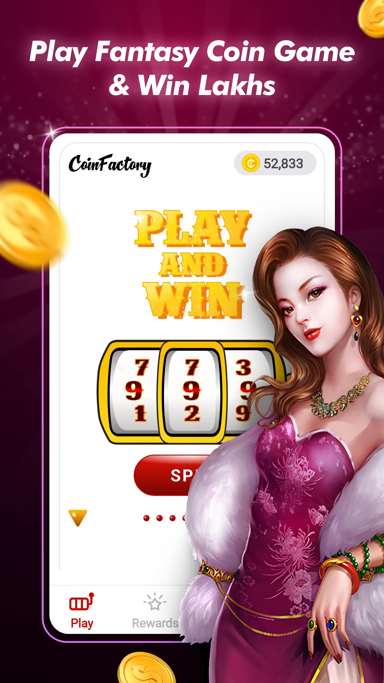 Coin Factory:Win Cash. No-Loss | Indus Appstore | Screenshot