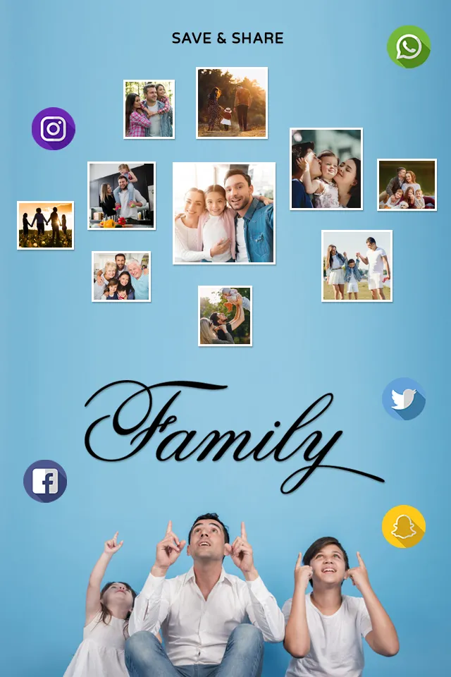 Family Photo Frames & Collage | Indus Appstore | Screenshot