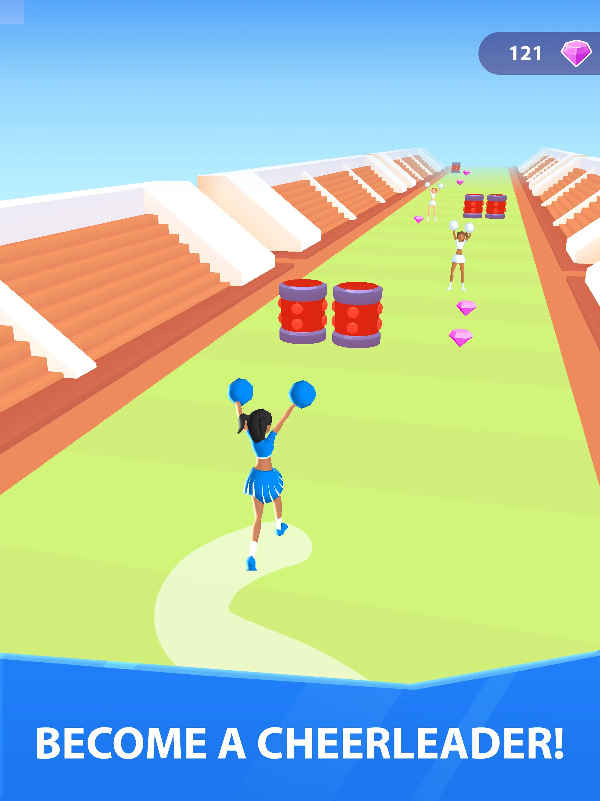 Cheerleader Run 3D | Indus Appstore | Screenshot