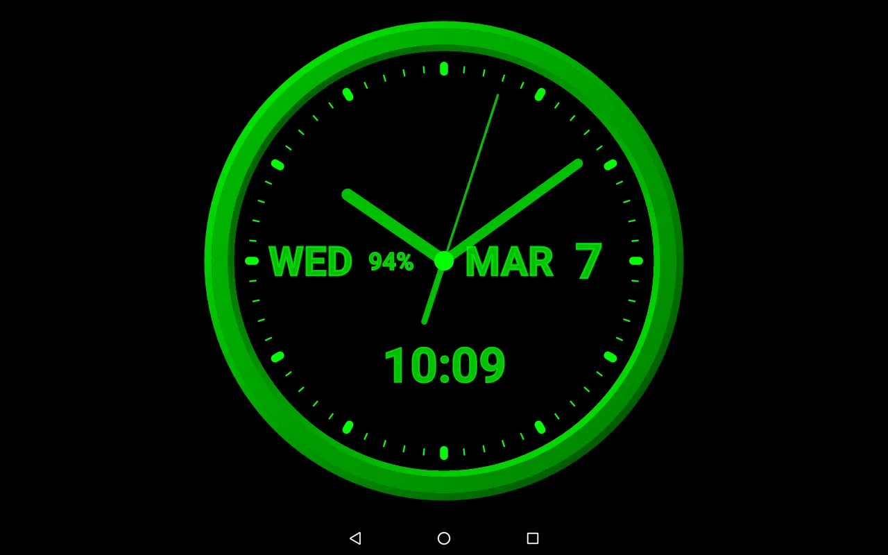 Analog Clock-7 Mobile | Indus Appstore | Screenshot