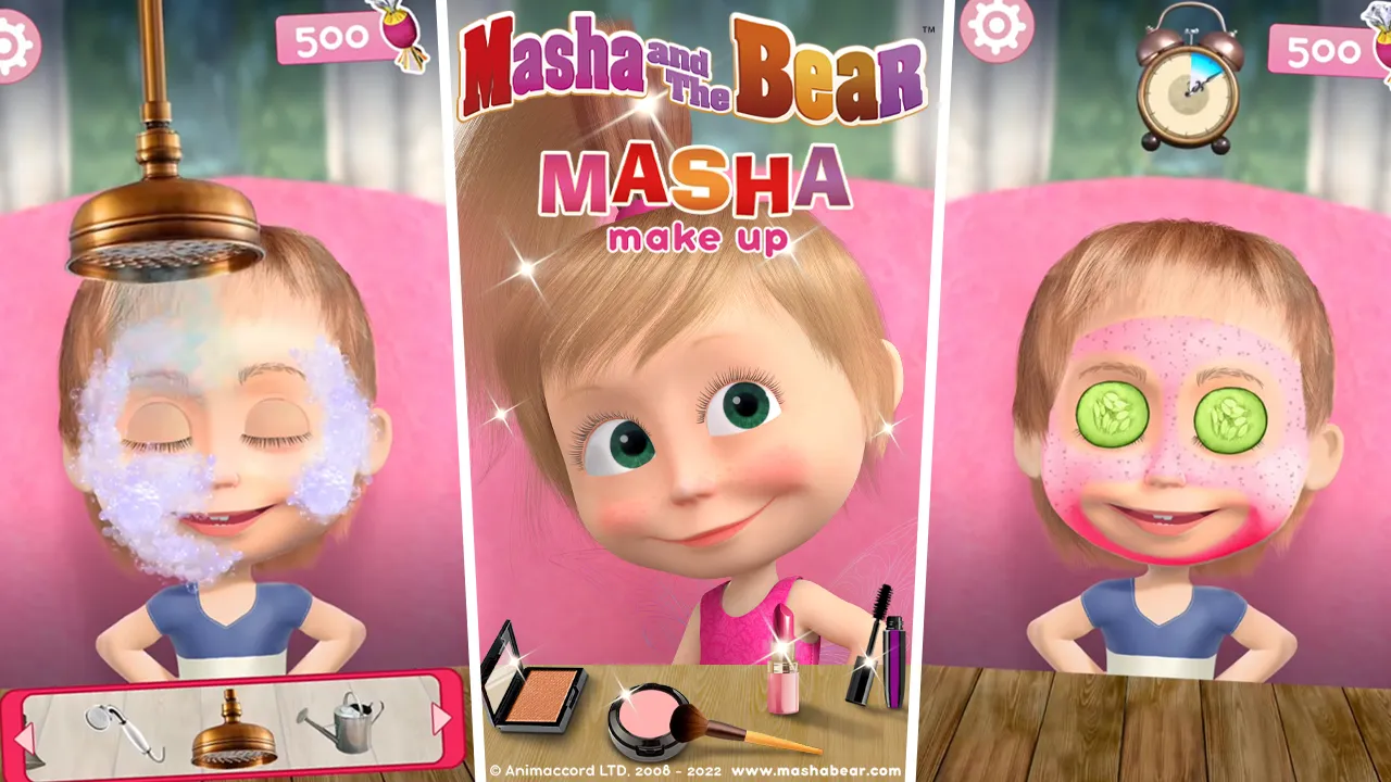 Masha and the Bear: Salon Game | Indus Appstore | Screenshot