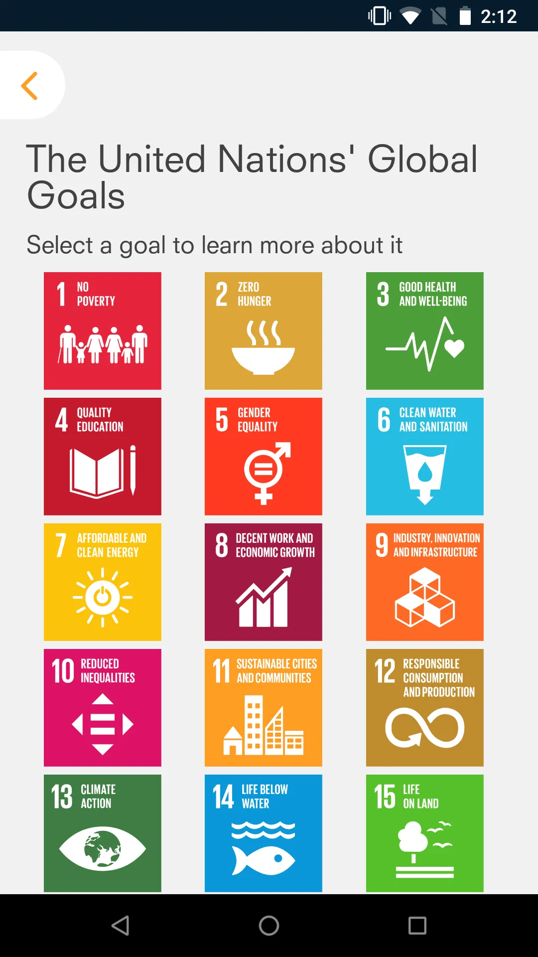 Global Goals Business Navigato | Indus Appstore | Screenshot