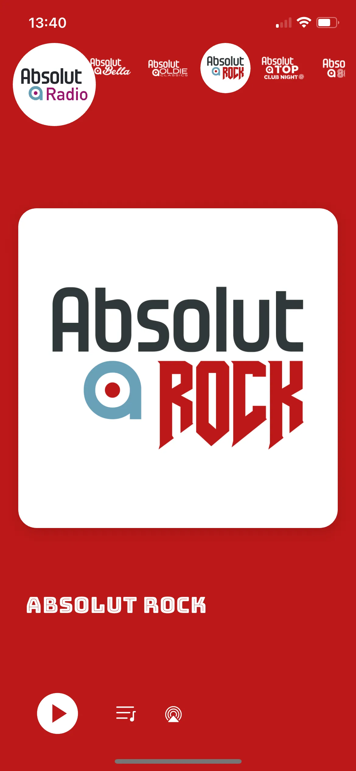 Absolut Radio | Indus Appstore | Screenshot