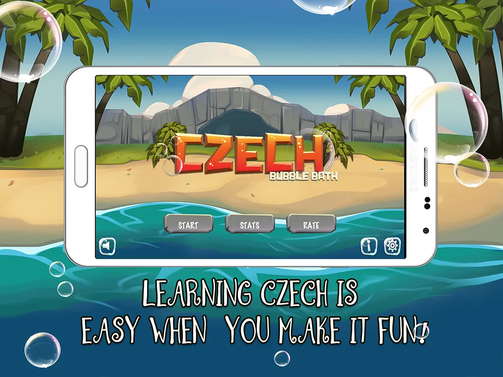 Learn Czech Bubble Bath | Indus Appstore | Screenshot