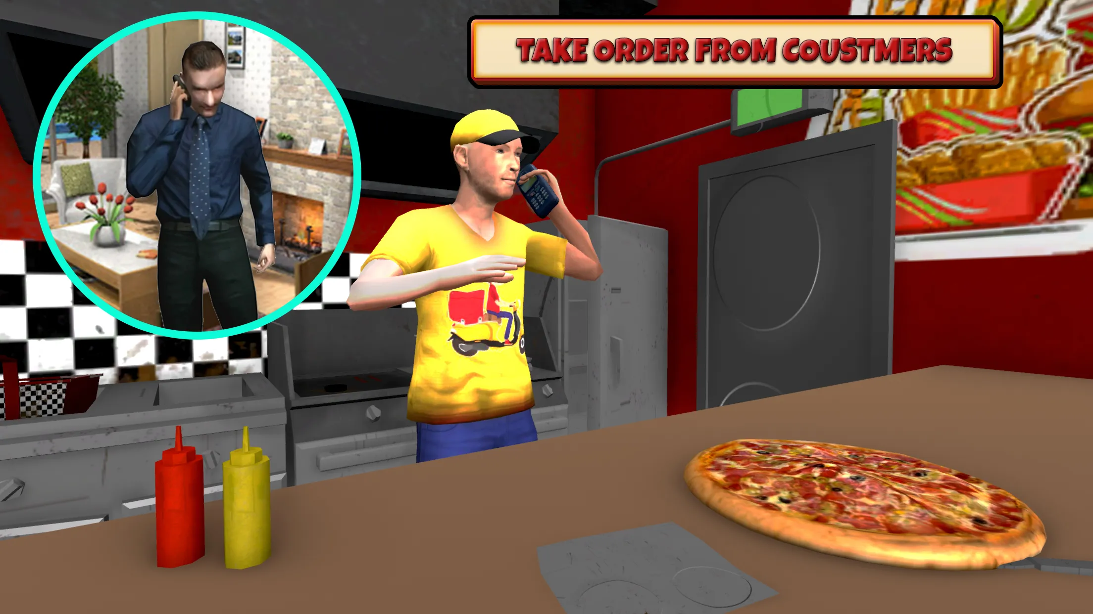 Fast Food Delivery Bike Game | Indus Appstore | Screenshot