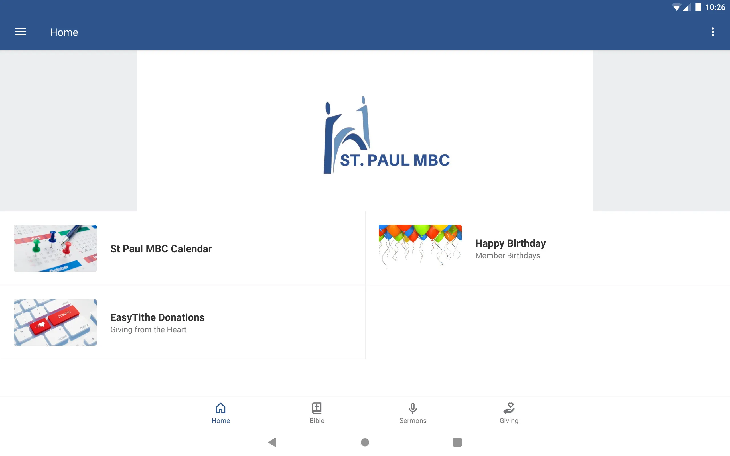 ST PAUL MBC | Indus Appstore | Screenshot