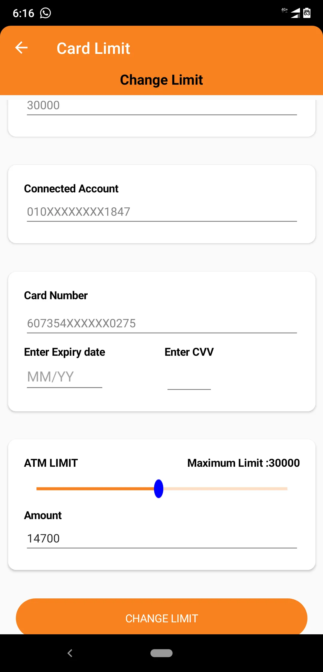 RNSB Card Control | Indus Appstore | Screenshot