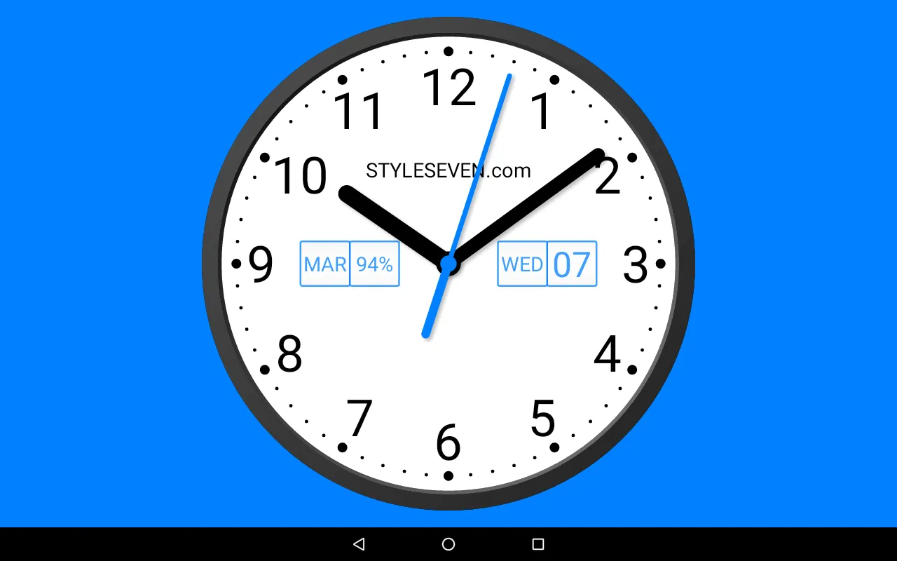 Light Analog Clock-7 | Indus Appstore | Screenshot