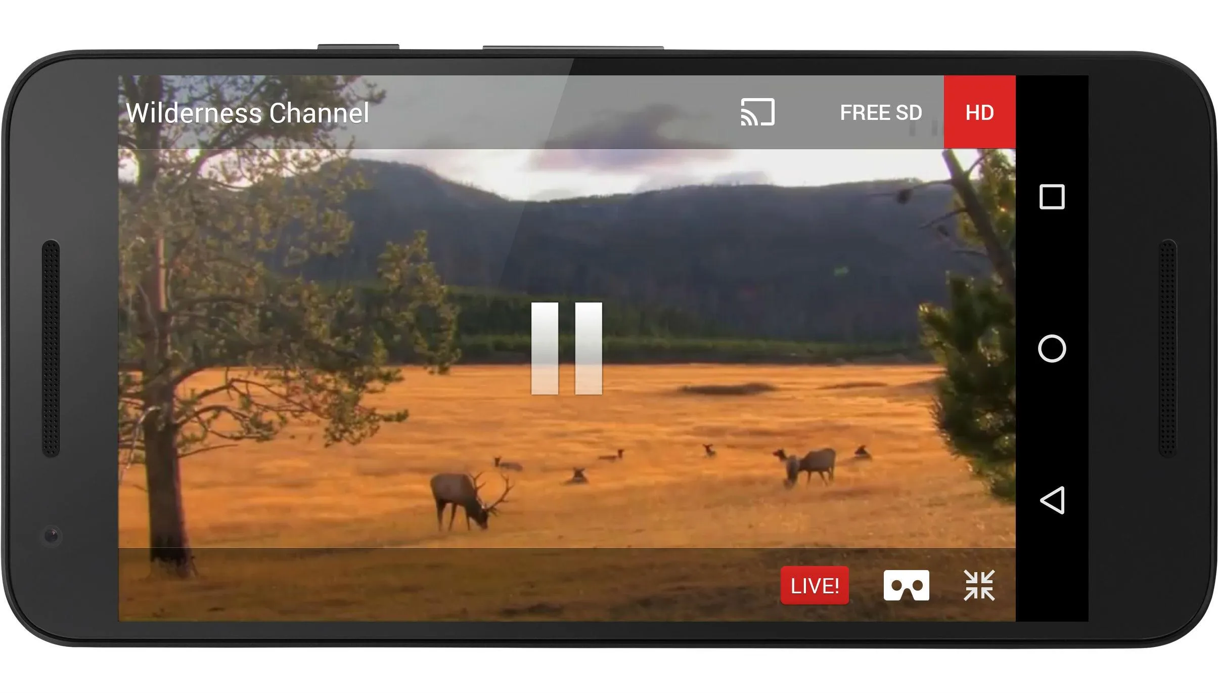 FilmOn Live TV Chromecast | Indus Appstore | Screenshot