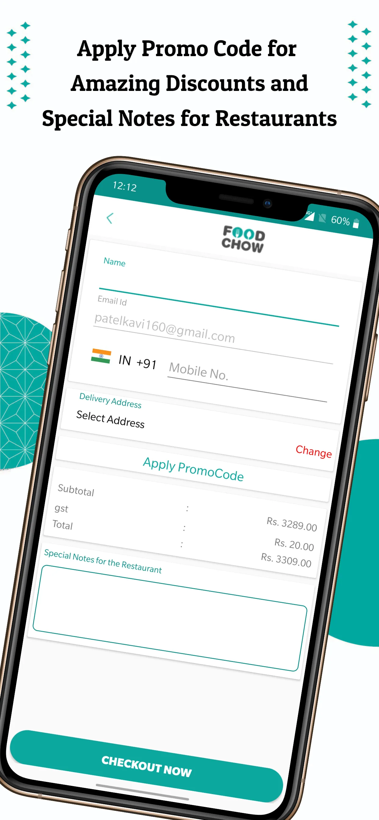 FoodChow - Food Ordering  App | Indus Appstore | Screenshot