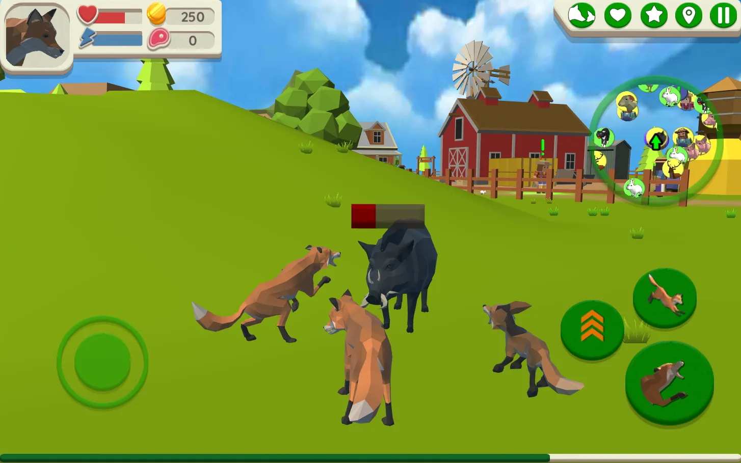 Fox Family - Animal Simulator | Indus Appstore | Screenshot