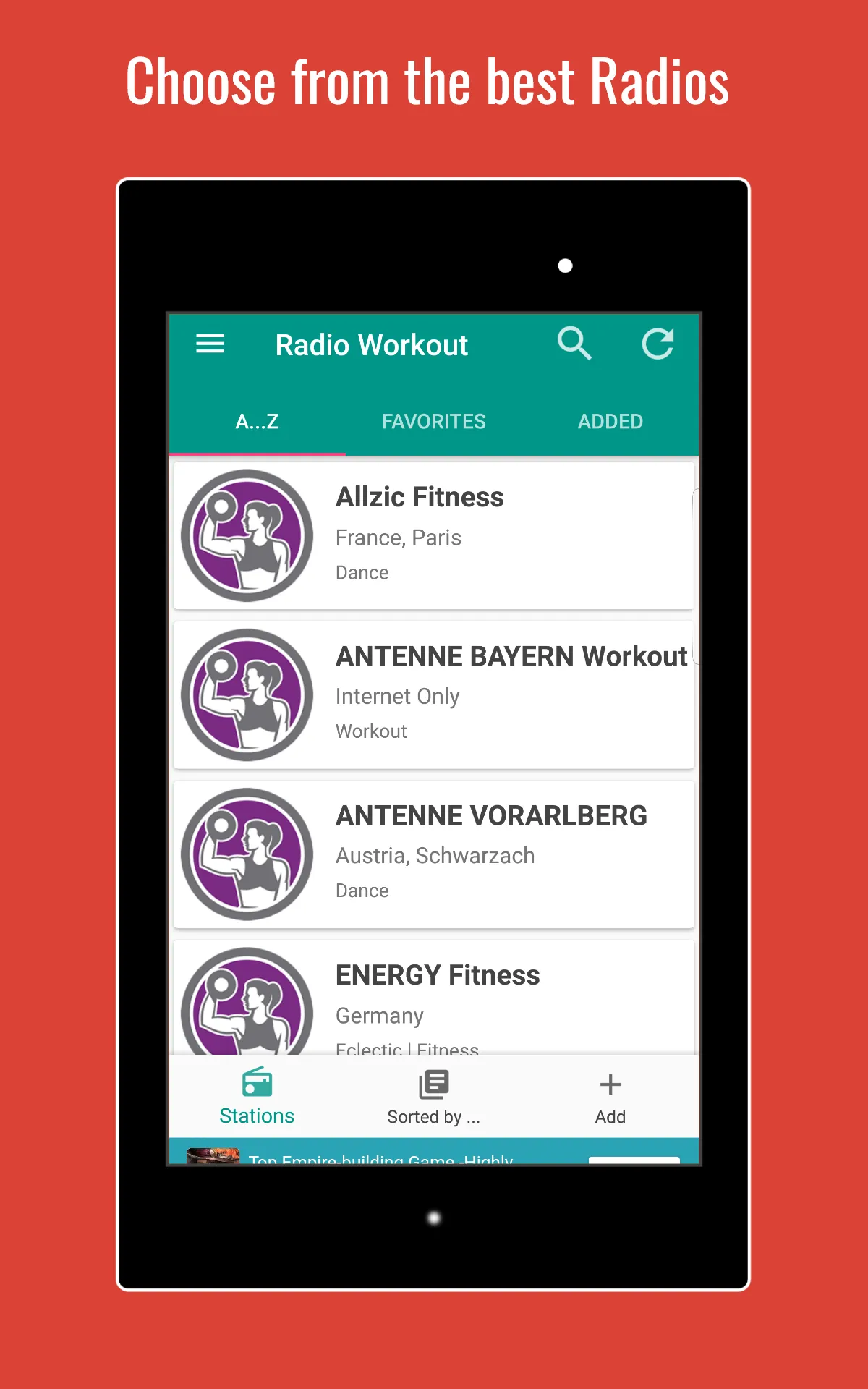 Workout Fitness Music Radio | Indus Appstore | Screenshot