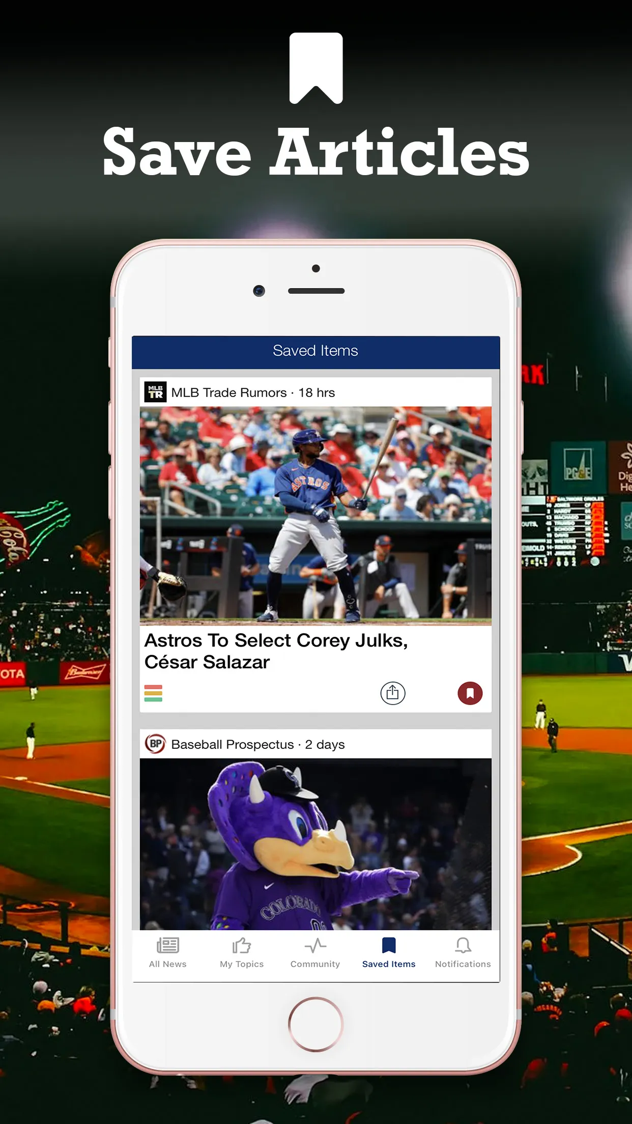 Fantasy Baseball News & Draft | Indus Appstore | Screenshot