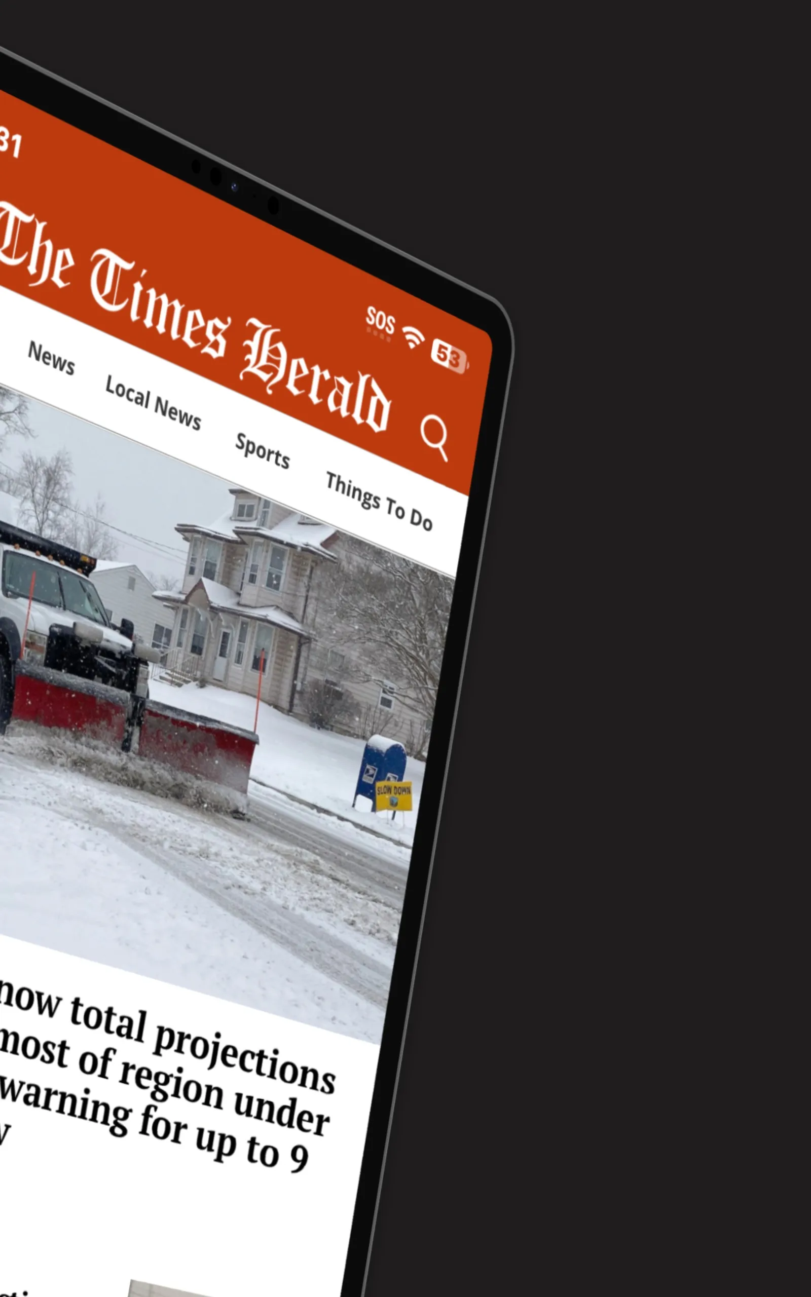 The Times Herald for Android | Indus Appstore | Screenshot