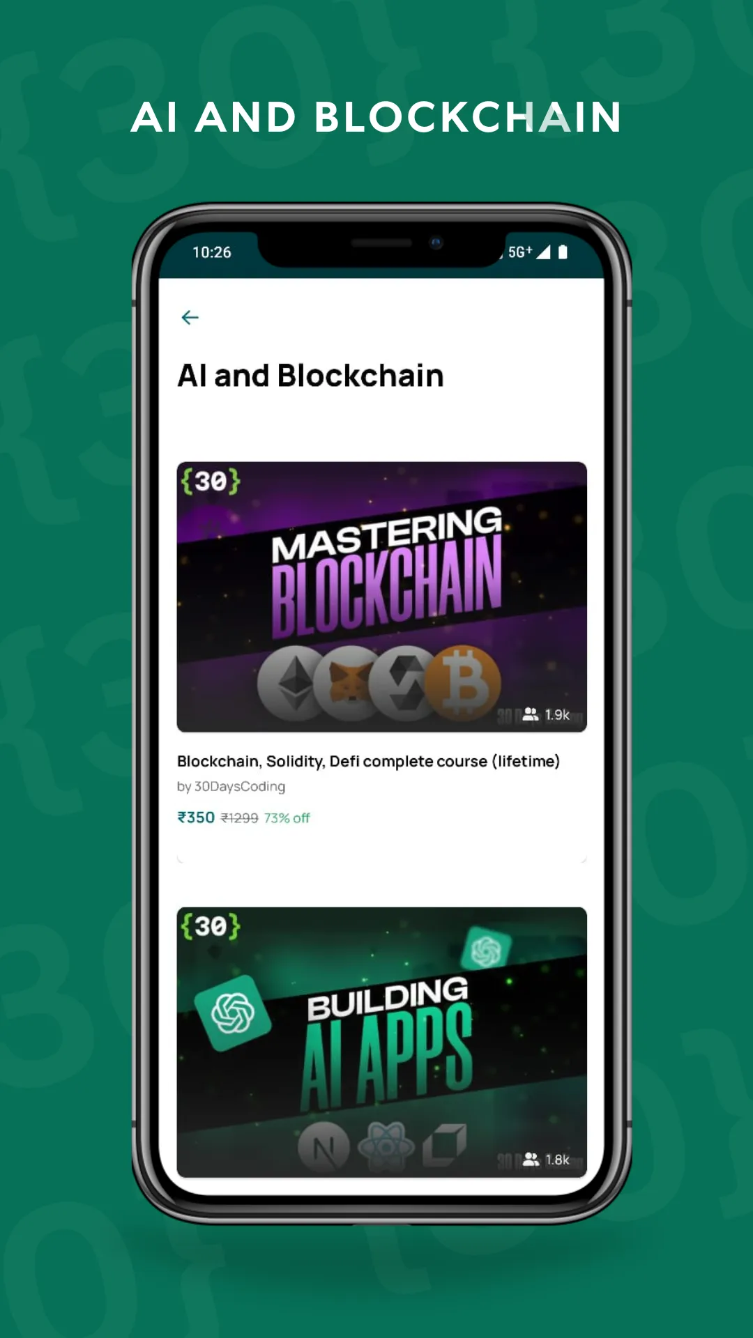 30 Days Coding | Indus Appstore | Screenshot