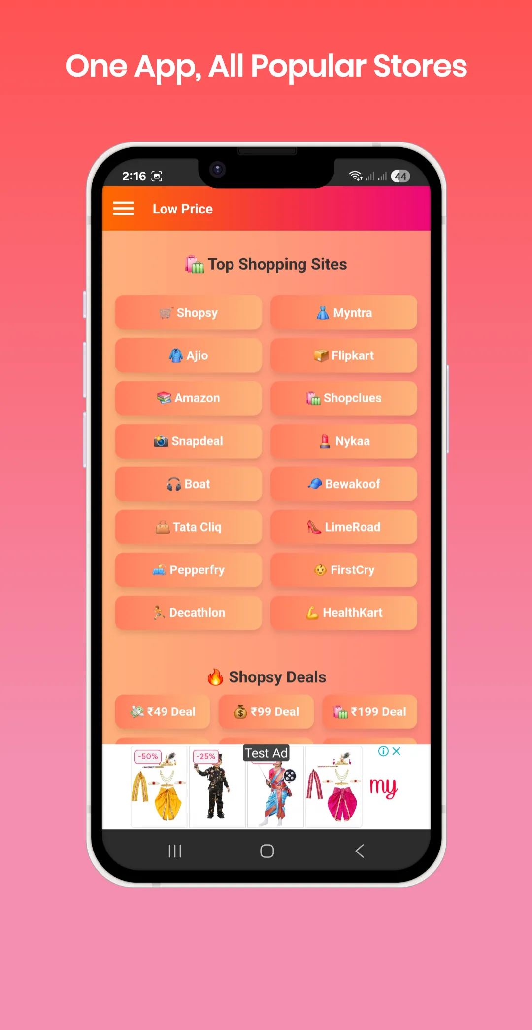 Low Price Online Shopping App | Indus Appstore | Screenshot