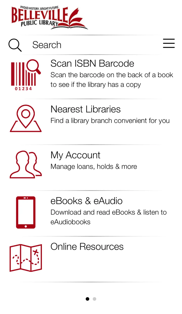 Belleville Public Library | Indus Appstore | Screenshot