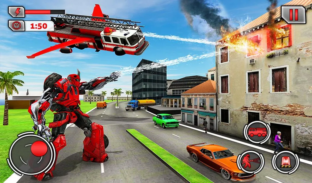 Fire Truck Games: Robot Games | Indus Appstore | Screenshot