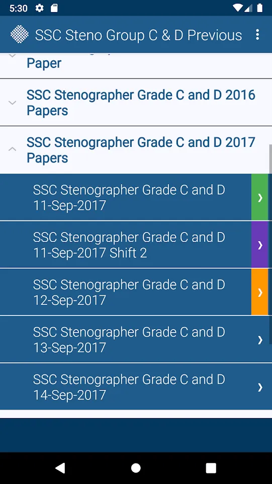 SSC Stenographer Grade C and D | Indus Appstore | Screenshot