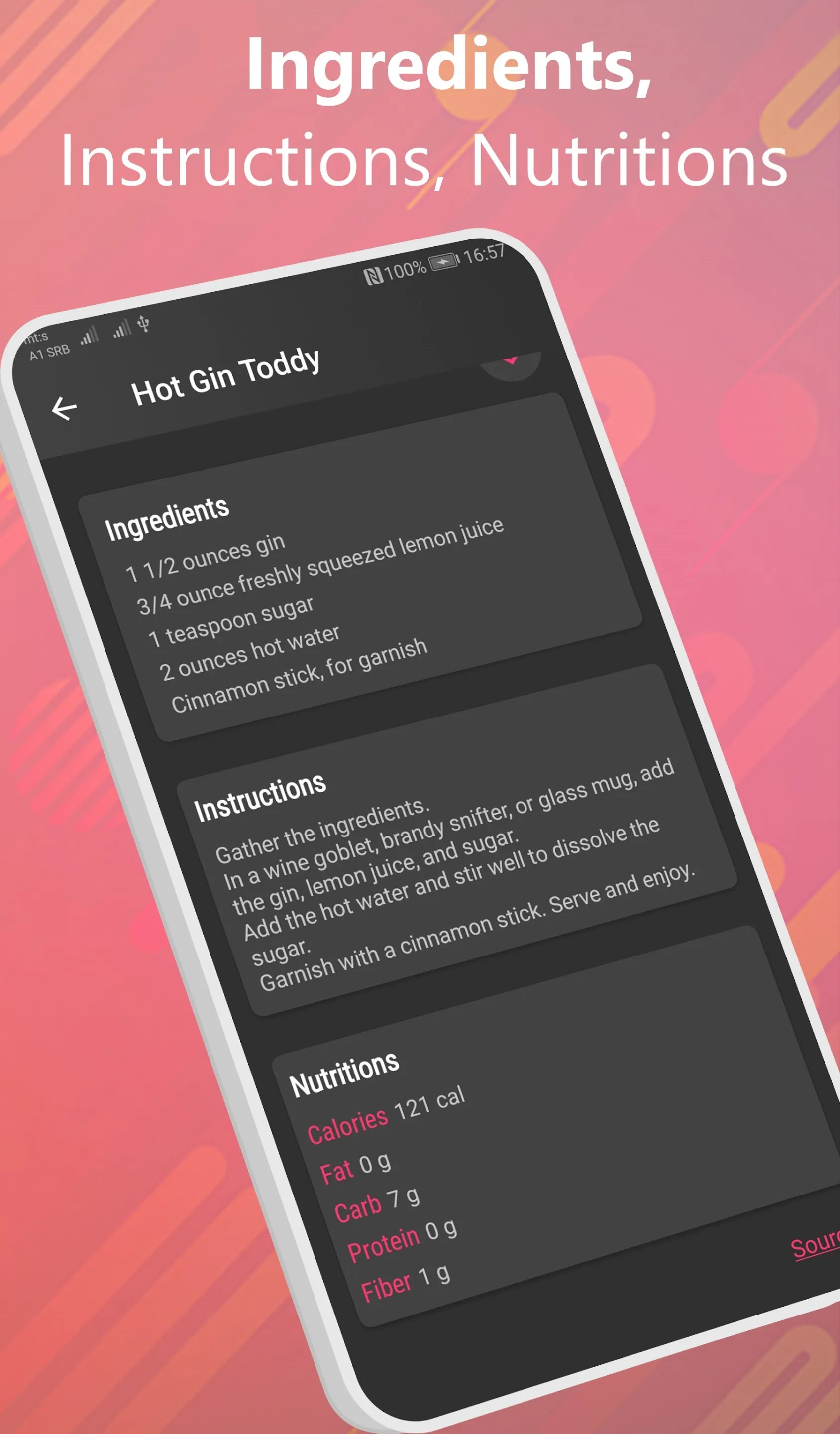 Cocktail Shelf - Cocktail Reci | Indus Appstore | Screenshot