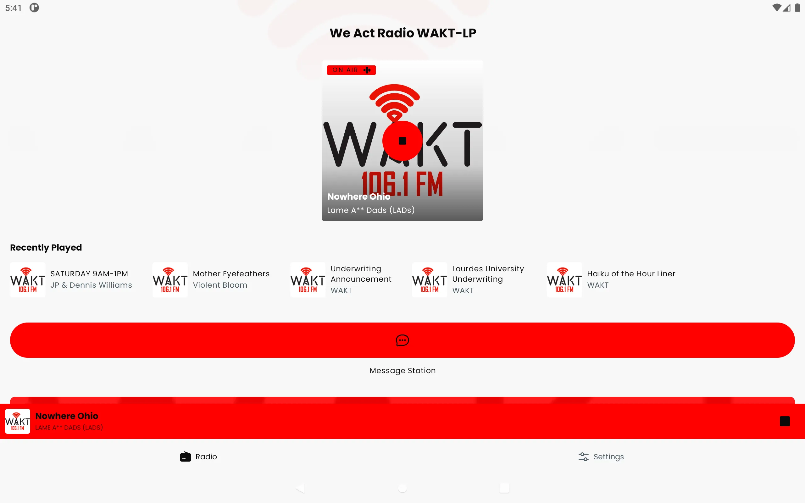 WAKT 106.1FM | Indus Appstore | Screenshot