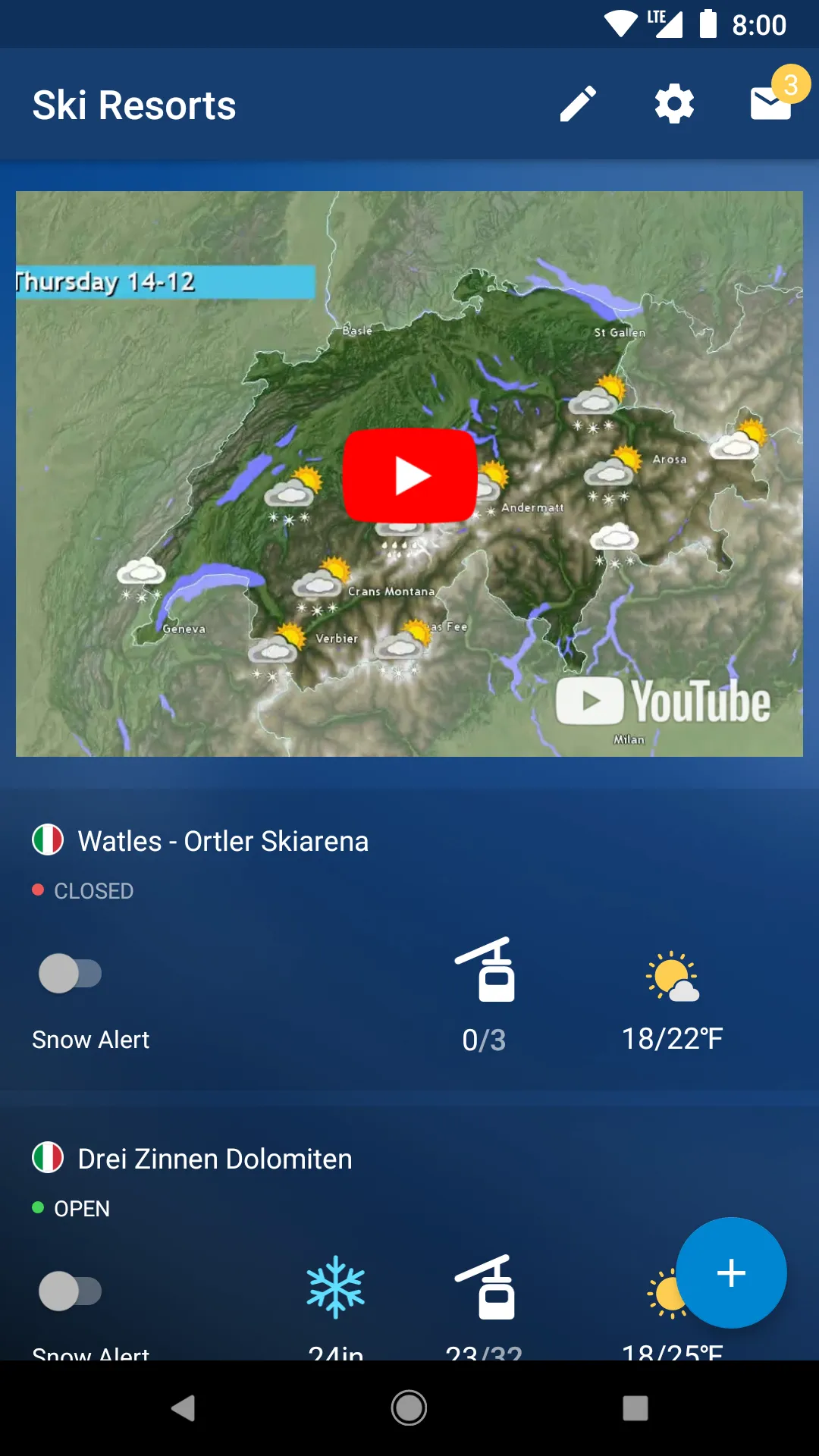 Snow Report Ski App | Indus Appstore | Screenshot