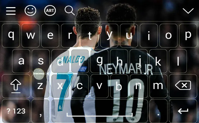 Neymar Jr Keyboard Theme 2023 | Indus Appstore | Screenshot