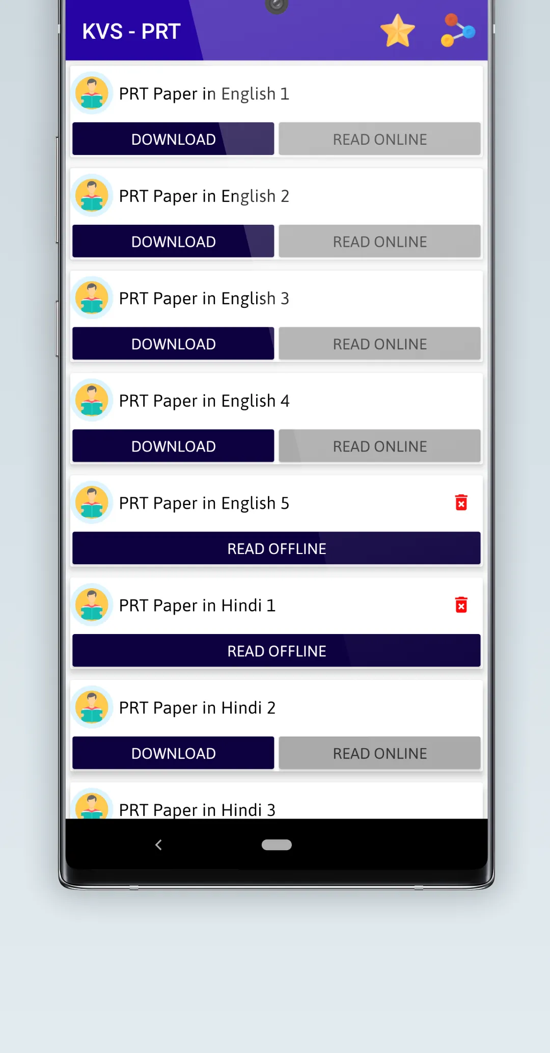 KVS / DSSSB TGT PGT PRT Papers | Indus Appstore | Screenshot