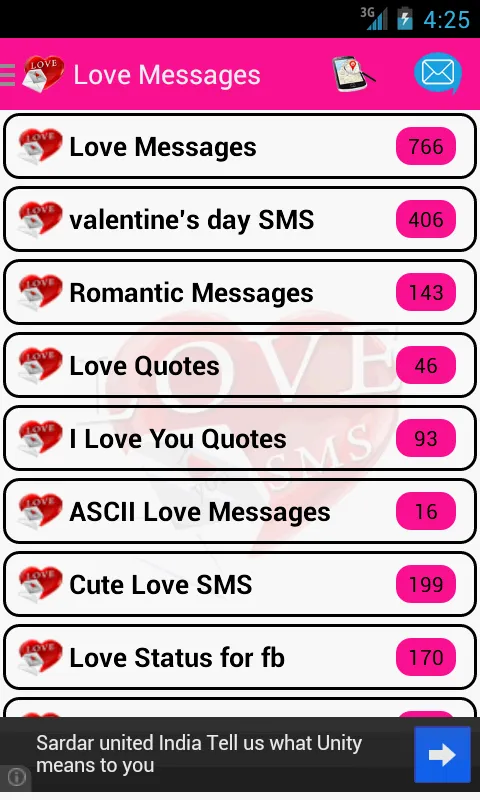 Love Messages | Indus Appstore | Screenshot