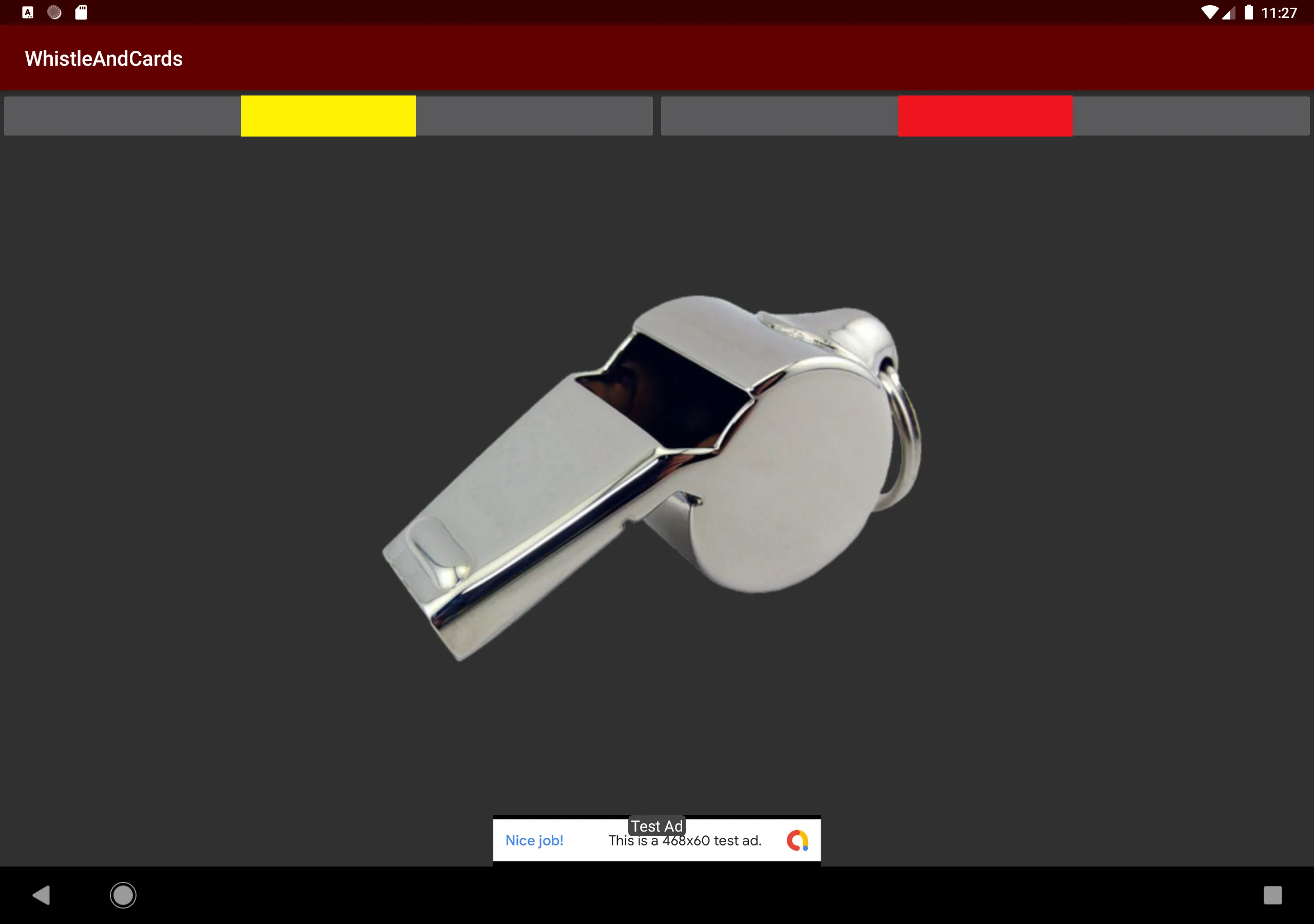 Whistle, Yellow & Red Card | Indus Appstore | Screenshot