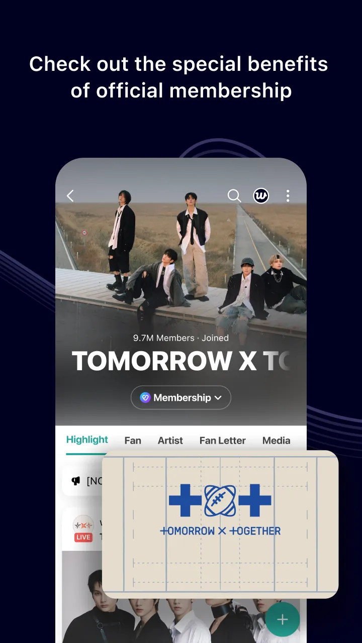 Weverse: Connect with Artists | Indus Appstore | Screenshot