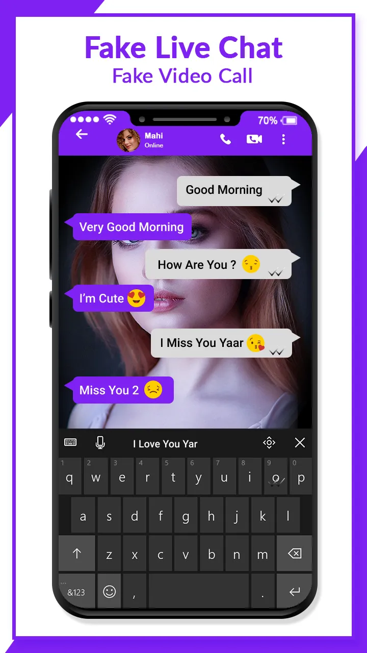 Fake Live Chat - Live Video Ca | Indus Appstore | Screenshot