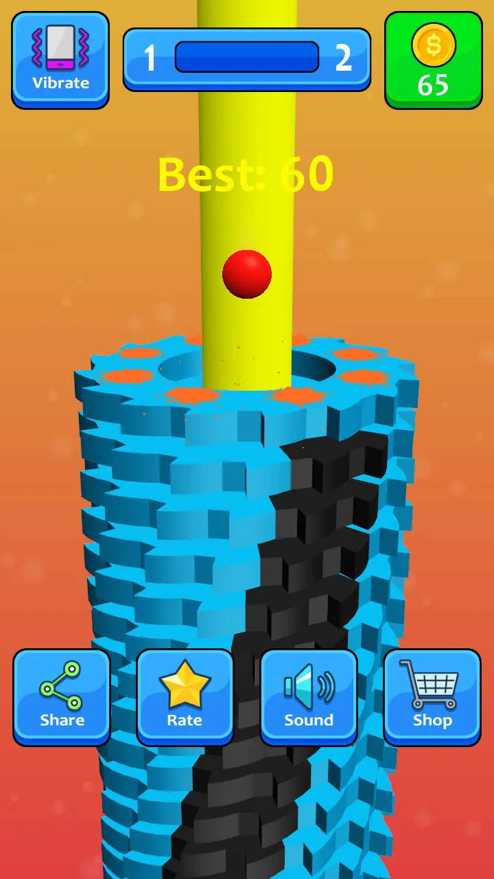 Jump Ball Stack | Indus Appstore | Screenshot