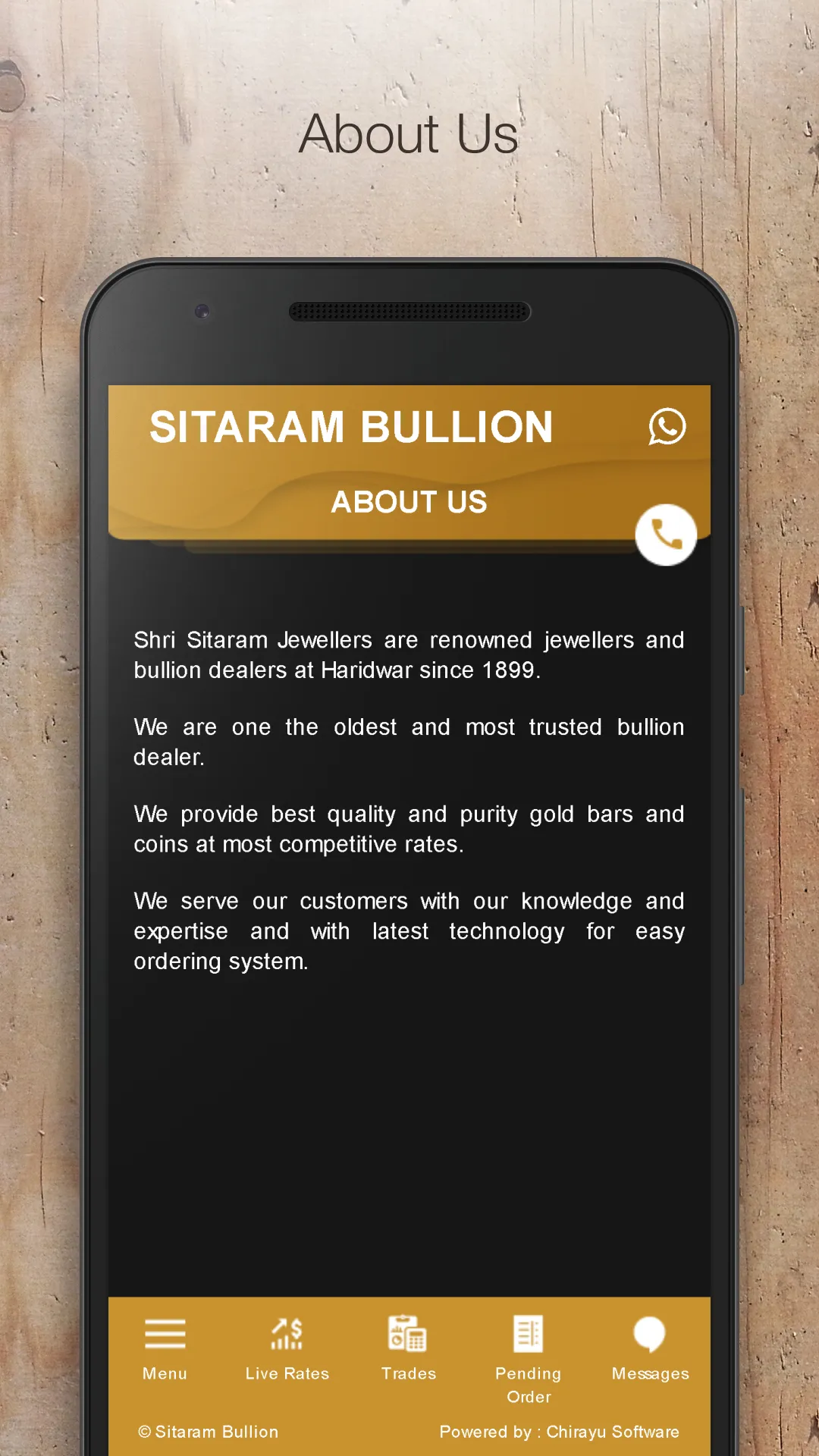 Sitaram Bullion | Indus Appstore | Screenshot