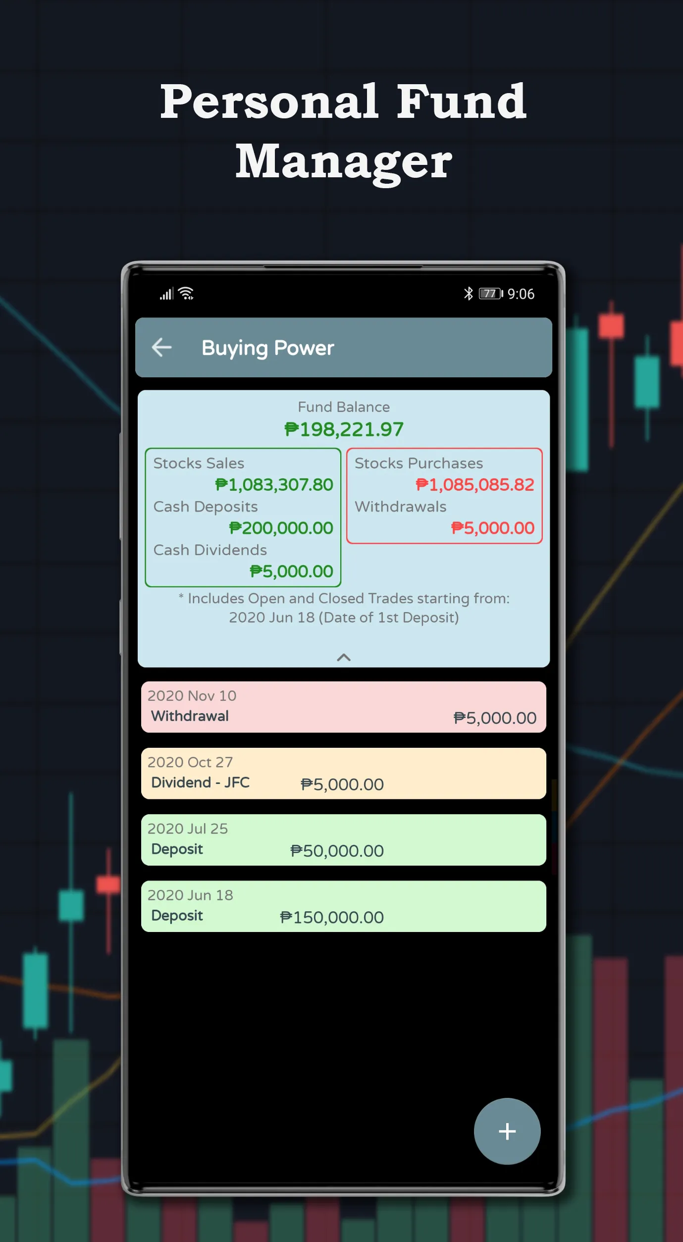 Gainpamore PSE Trading Journal | Indus Appstore | Screenshot