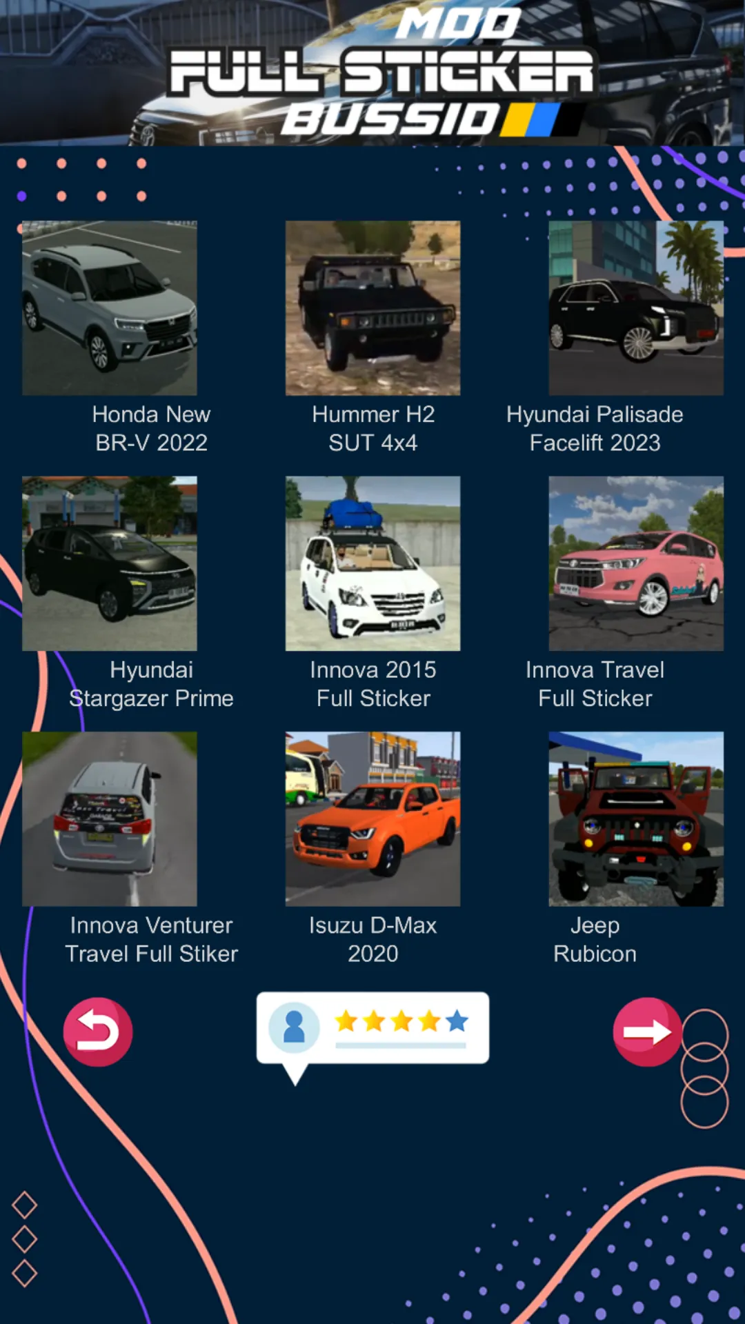 Mod Bussid Mobil Full Sticker | Indus Appstore | Screenshot