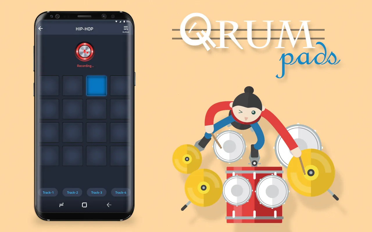 Drum Pad : Beat Maker | Indus Appstore | Screenshot