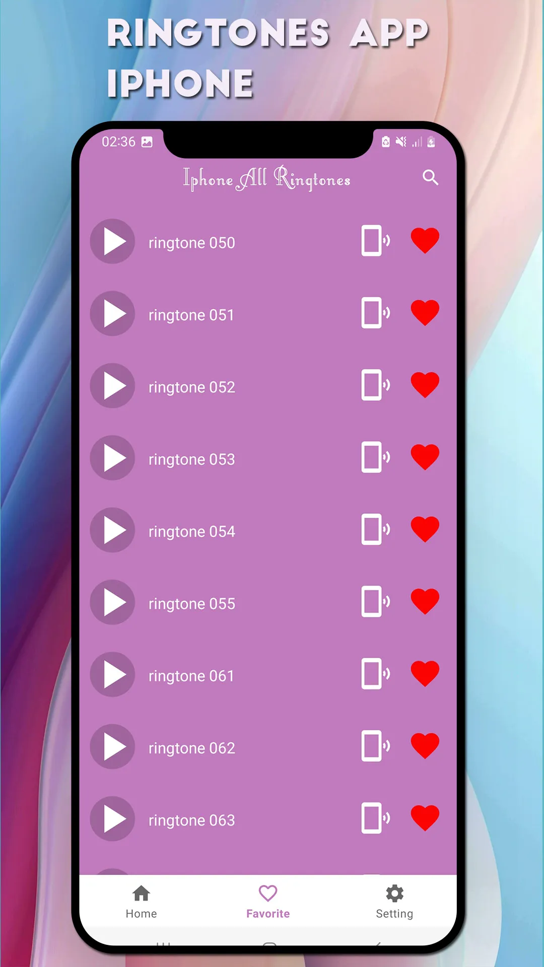 iPhone All Ringtones | Indus Appstore | Screenshot