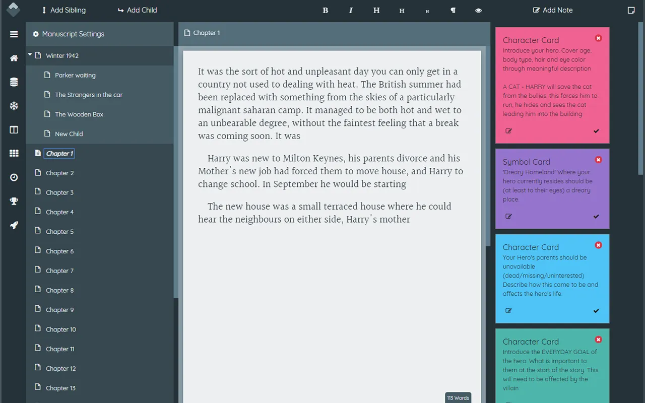 Wavemaker Novel Writing Softwa | Indus Appstore | Screenshot