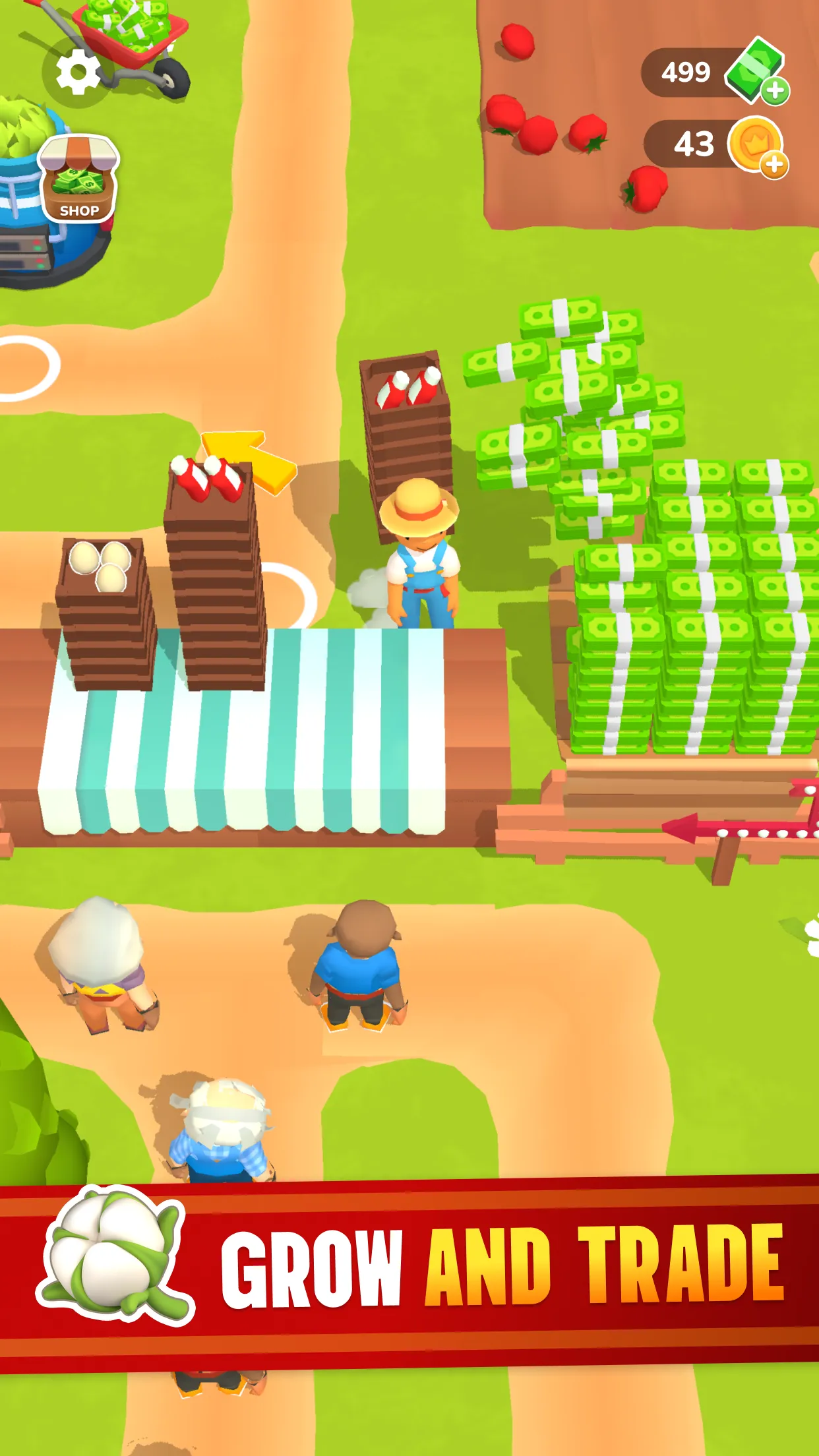 Little Farm Story: Idle Tycoon | Indus Appstore | Screenshot