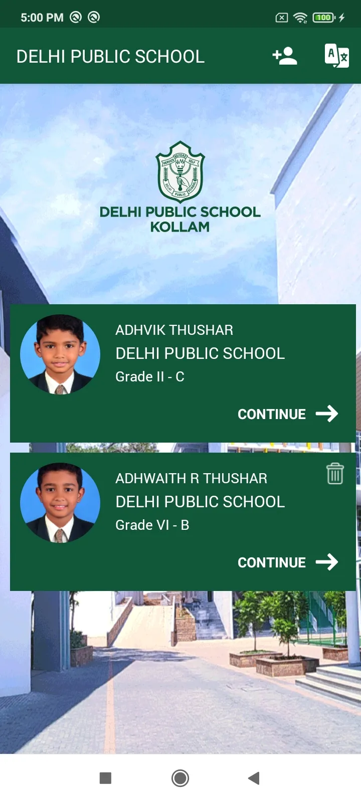 Delhi Public School Kollam | Indus Appstore | Screenshot